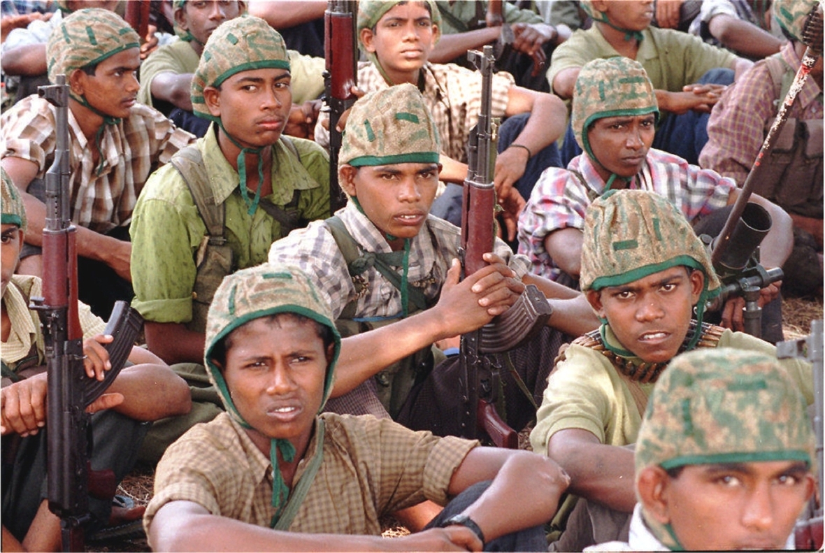 Kinder kämpften als Soldaten während des Bürgerkriegs in Sri Lanka.