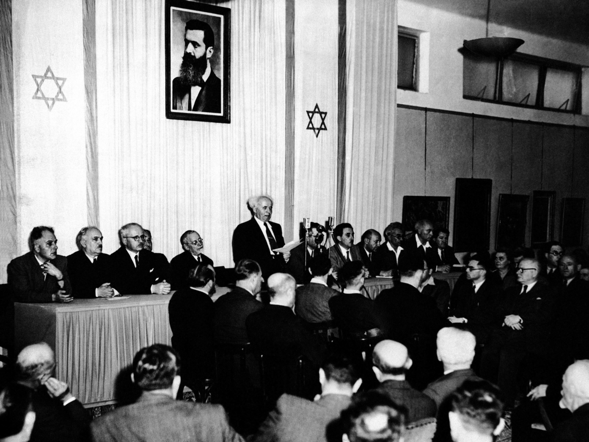 14. Mai 1948: Der Staat Israel wird ausgerufen.