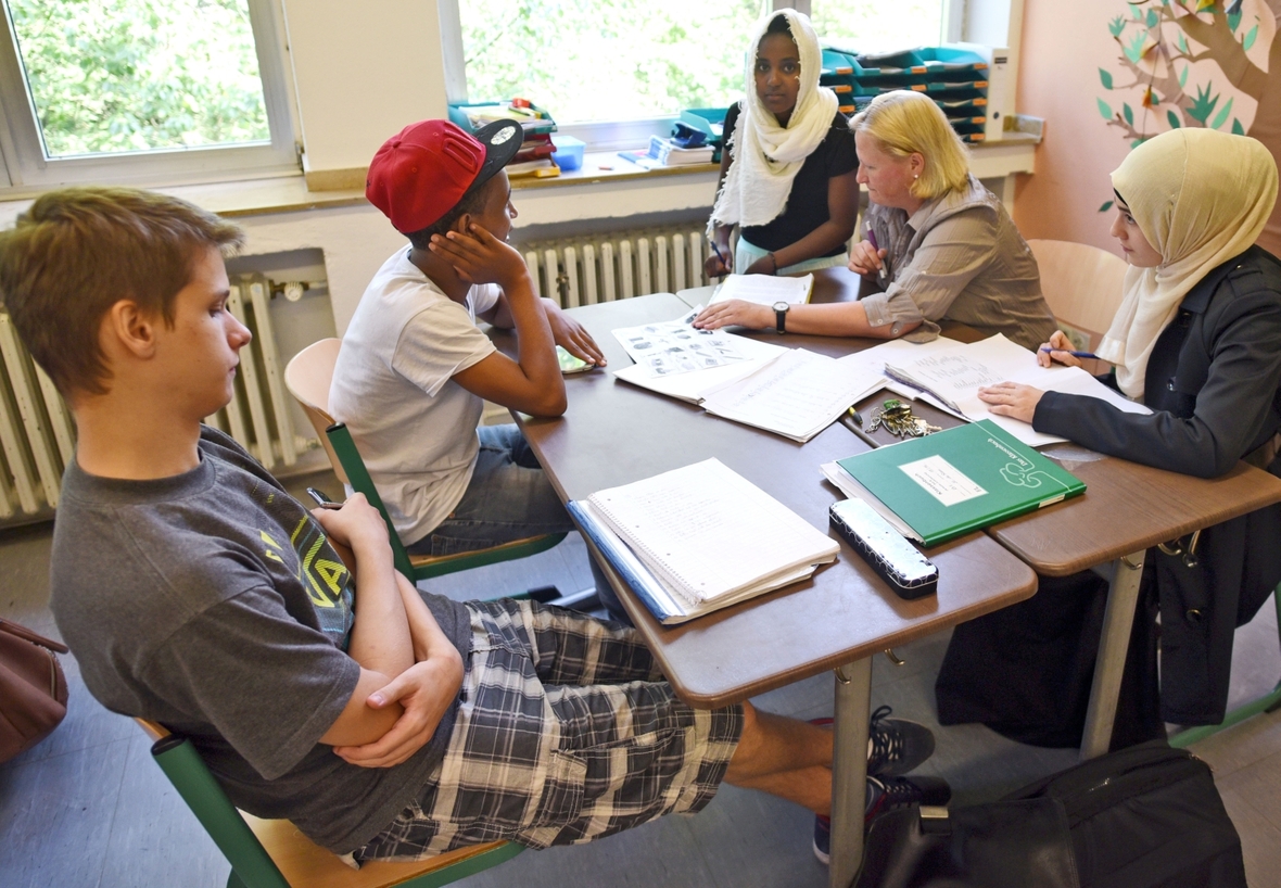 Aachen: Flüchtlingskinder lernen Deutsch