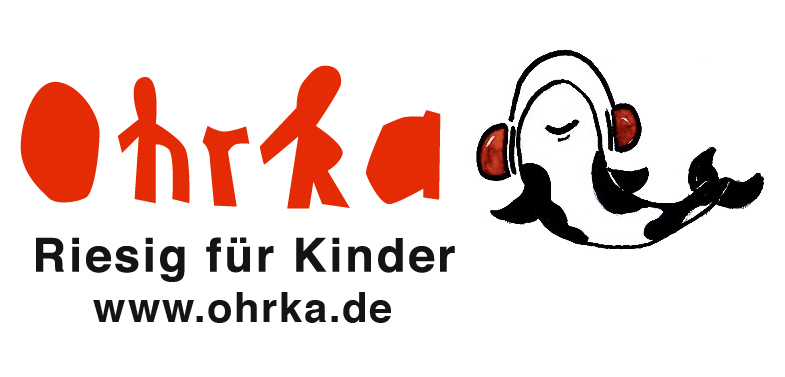 Logo Ohrka.de - gezeigt wird das Logo der Kinderinternetseite Ohrka.de. Dahinter verbirgt sich ein umfangreiches Hörspiel-Portal.