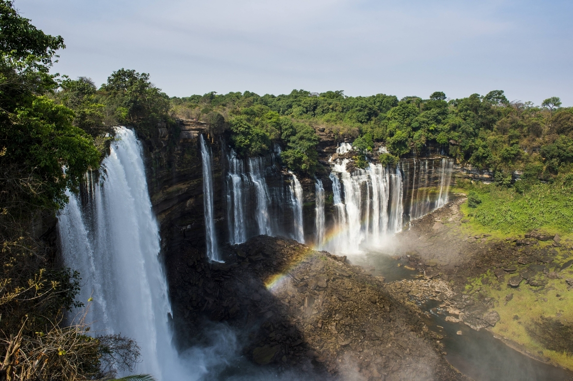 Der Kalandula-Wasserfall in Angola.