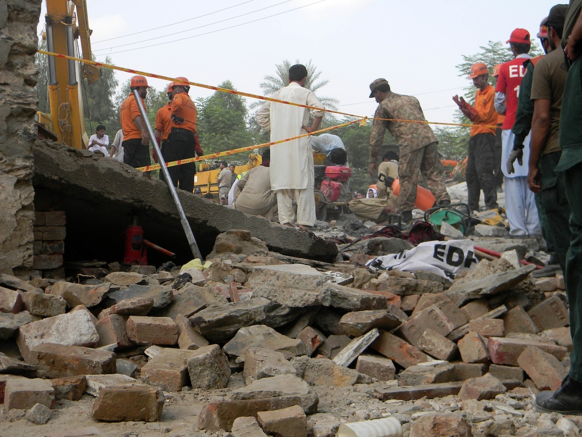 Bei einem Selbstmordattentat in Pakistan wurden im August 2015 mindestens 15 Personen getötet.