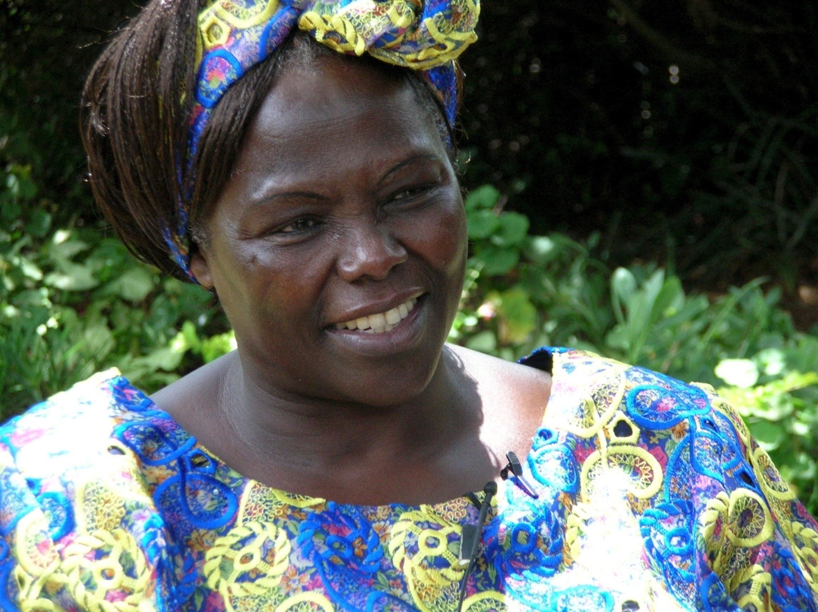 Dr. Wangari Muta Maathai im Jahr 2009