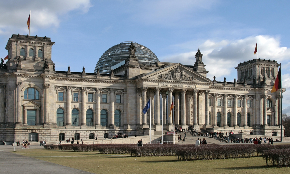 Blick auf den Berliner Reichstag