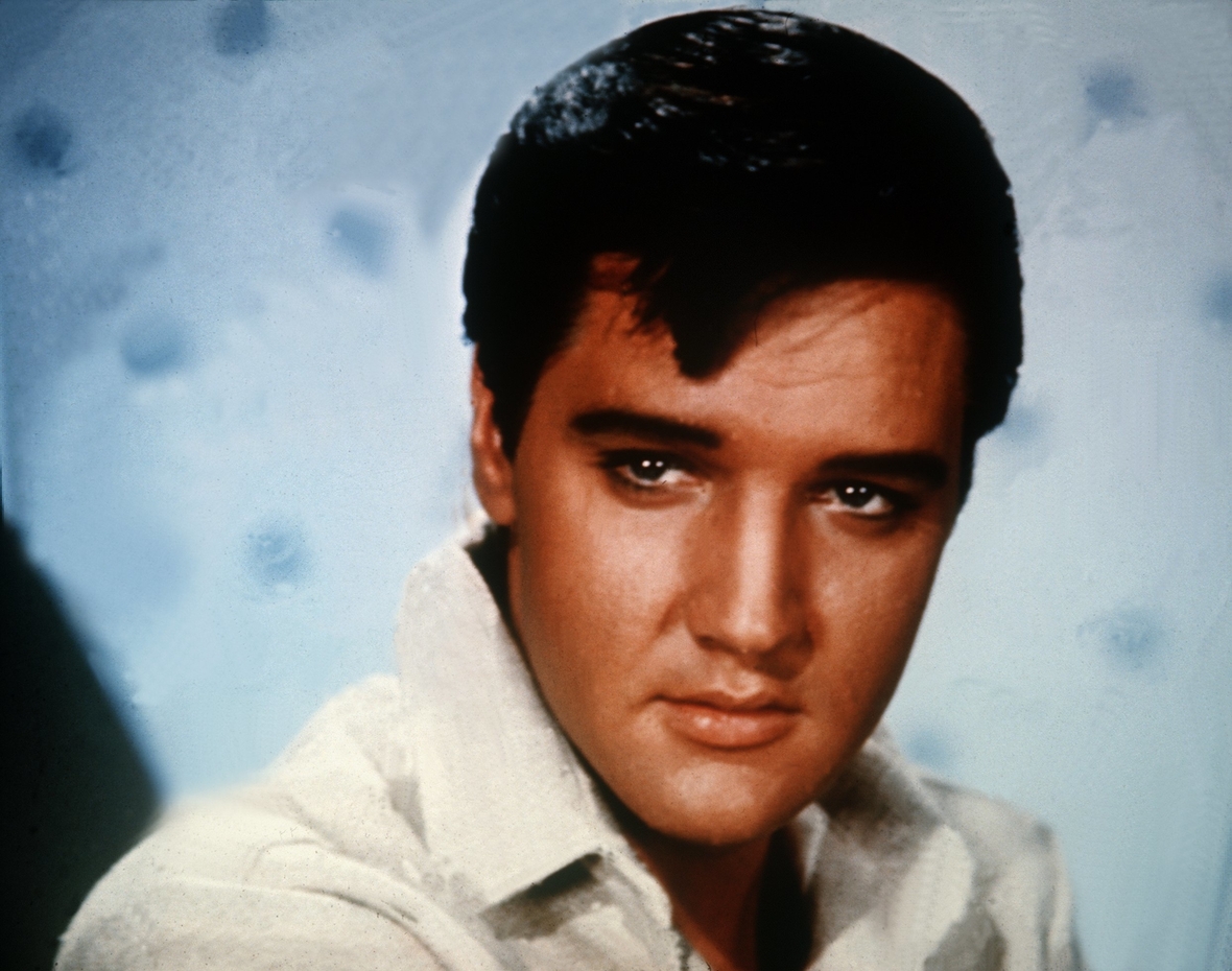 Undatierte Aufnahme des US-amerikanischen Rockstars und Schauspielers Elvis Presley.