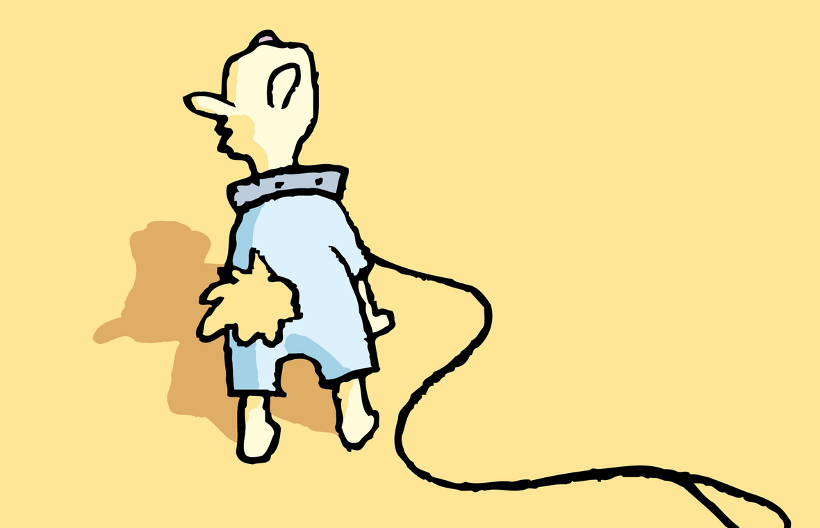 Hund. Illustration zu Artikel 8 des Grundgesetzes: Versammlungsfreiheit