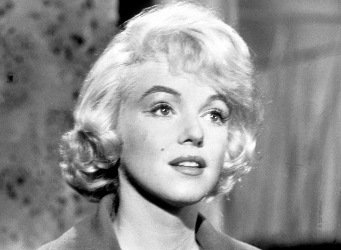 Aufnahme der US-amerikanischen Schauspielerin Marilyn Monroe.