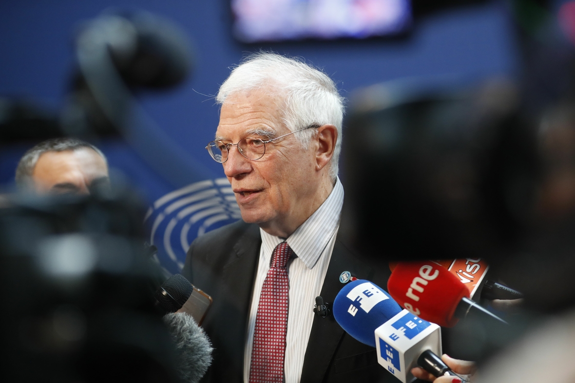 EU-Außenminister ist der Spanier Josep Borrell.