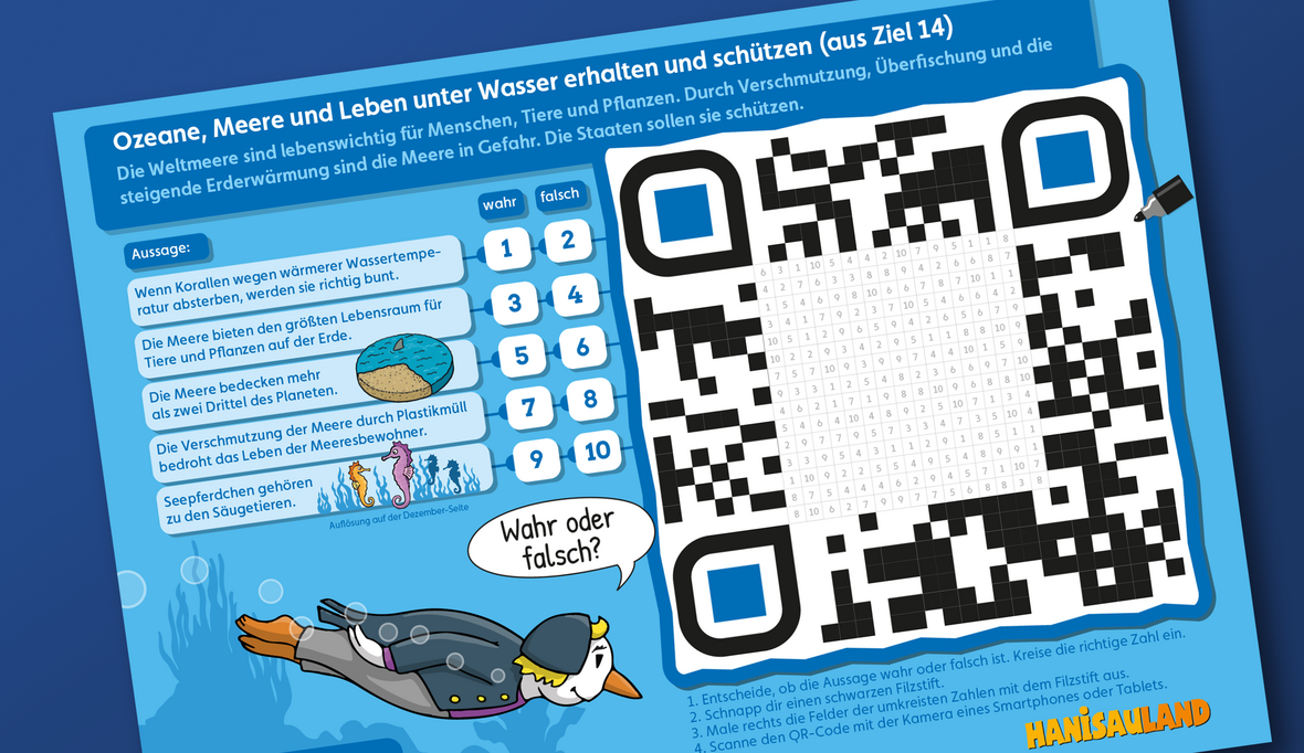 Abbildung QR-COderätsel aus dem Wandkalender 2025