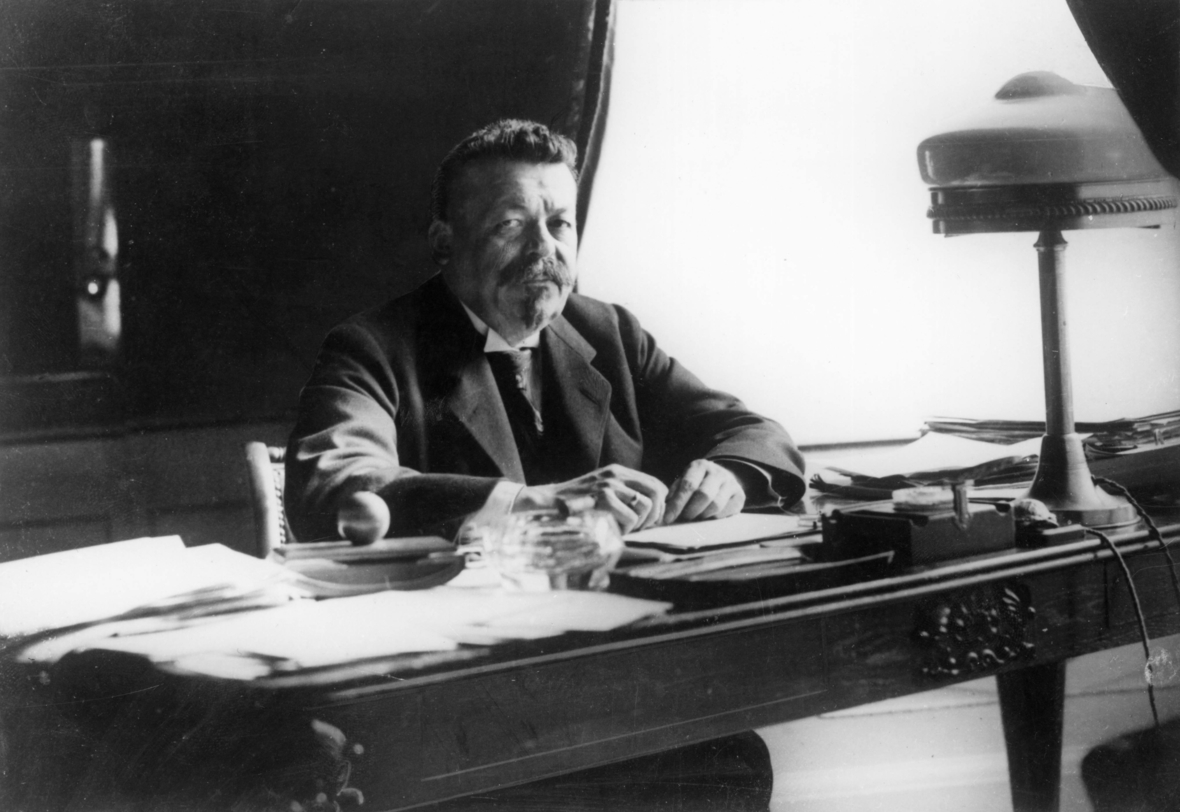 Friedrich Ebert, der erste Reichspräsident der Weimarer Republik von 1919-1925.
