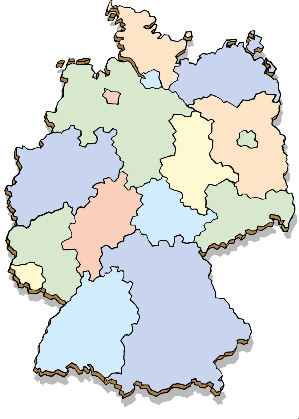 Bundesländer / Föderalismus Politik für Kinder, einfach erklärt