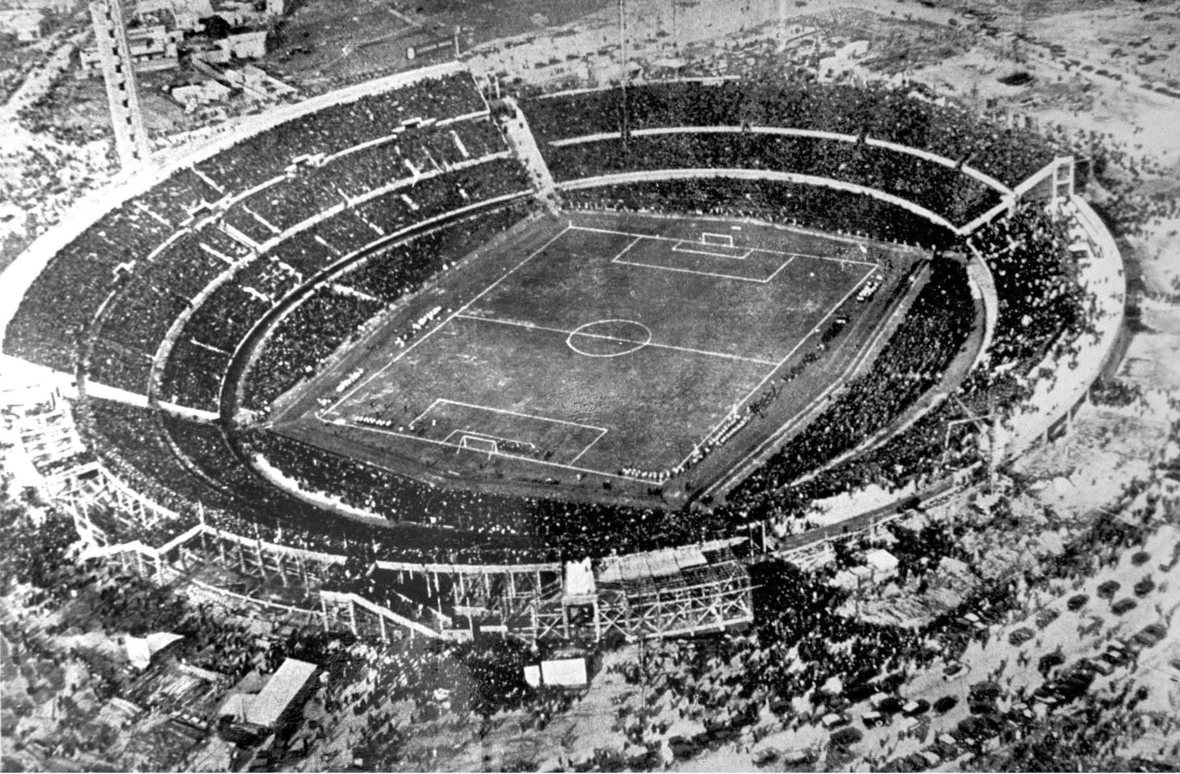 "Centenario-Stadion" in Montevideo bei der Fußball-WM 1930.
