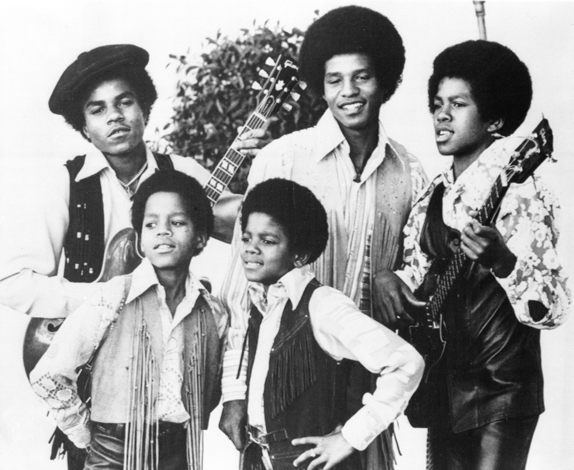 "Jackson Five" in Los Angeles: Der zehnjährige Michael (rechts im Bild) und seine Brüder Tito (16), Marlon (11), Jackie (19) und Jermaine (14)