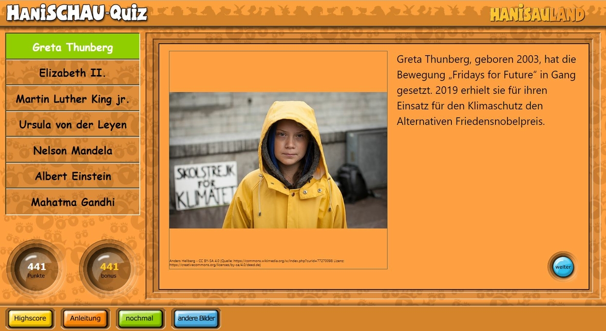 Teaserbild HaniSchau-Quiz