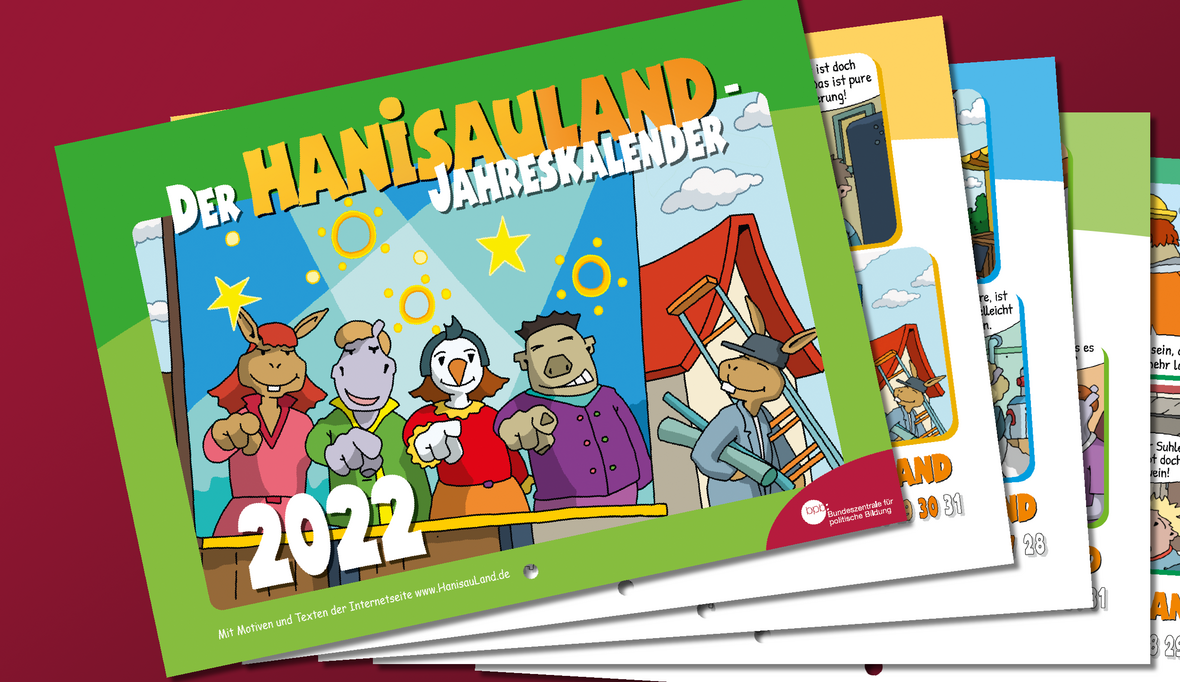 Ansicht Hanisauland-Wandkalender 2022