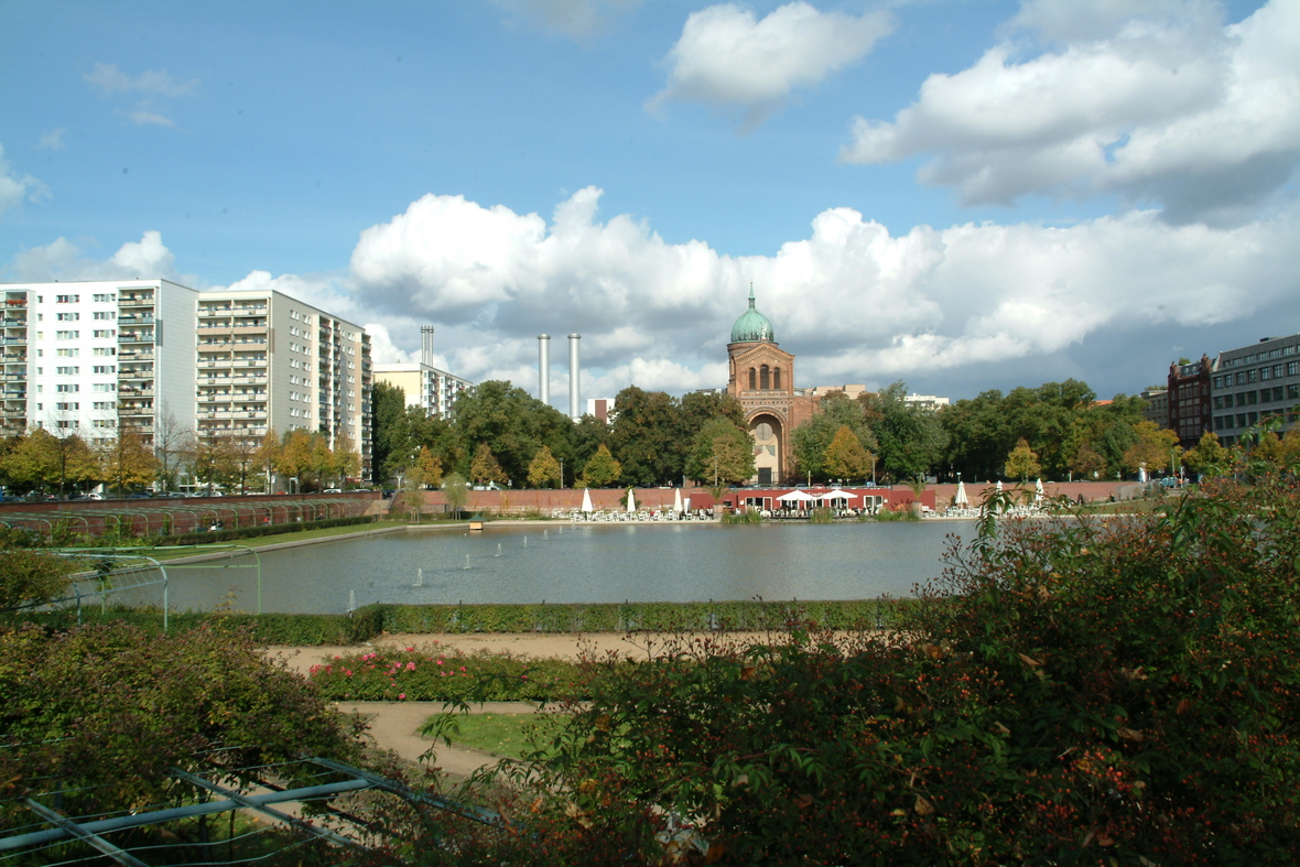 Blick auf das Engelbecken