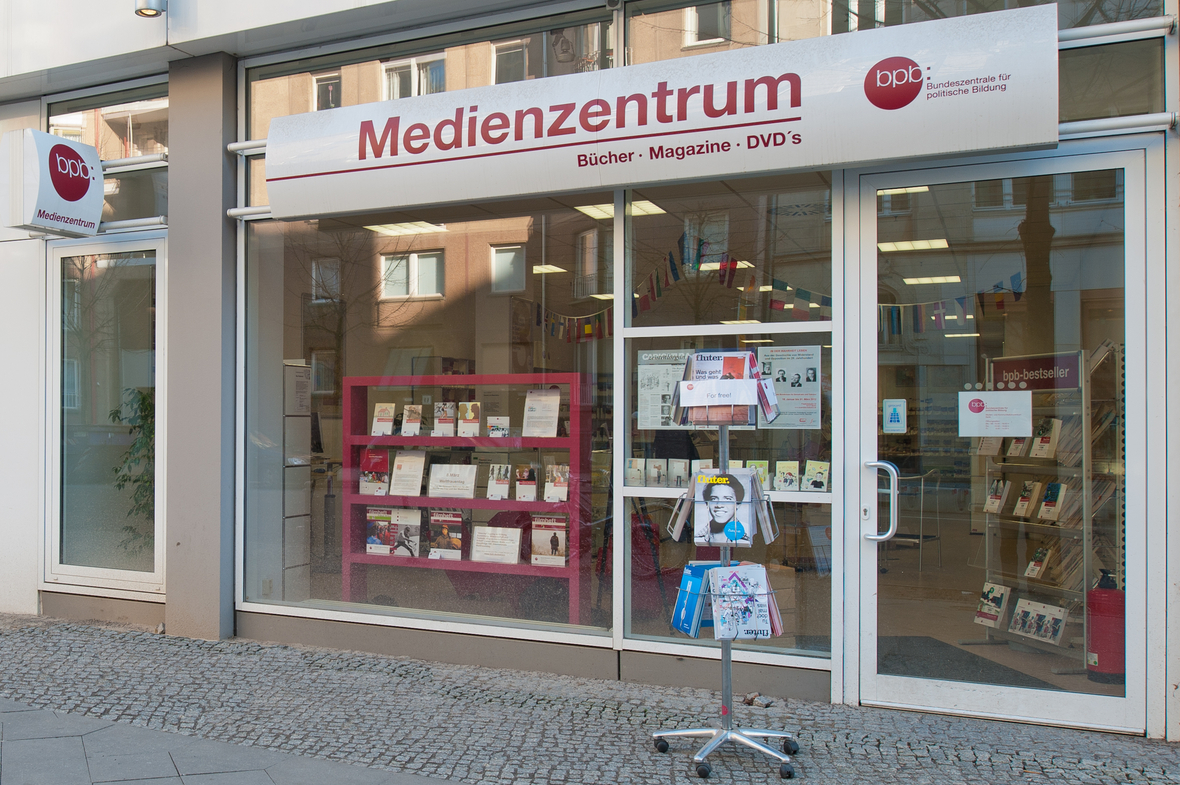 Das Medienzentrum der Bundeszentrale für politische Bildung in Berlin