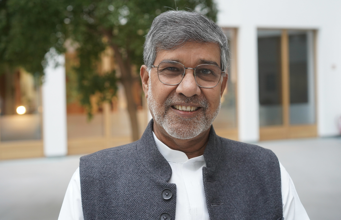 Kailash Satyarthi hat am 10. Oktober 2014 den Friedensnobelpreis erhalten. Das Foto zeigt ein Portrait von ihm aus dem Jahr 2018.