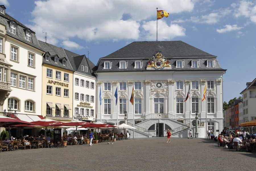 Das Alte Rathaus in der Bundesstadt Bonn.