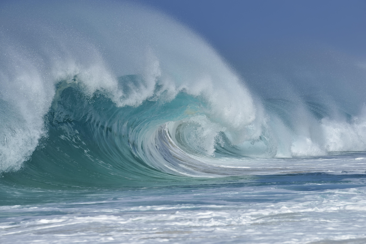 Große Welle im Ozean