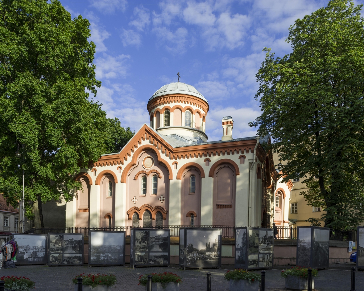 Die orthodoxe Kirche St. Parasceve, auch als Piatnicka-Kirche, bekannt, in der litauischen Hautstadt Wilna