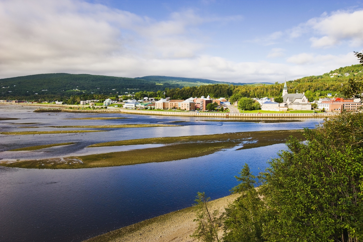 Das kanadische Städtchen La Malbaie in der Region Charlevoix.