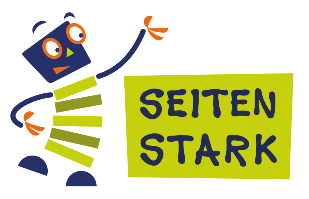 Seitenstark-Logo mit Maskottchen