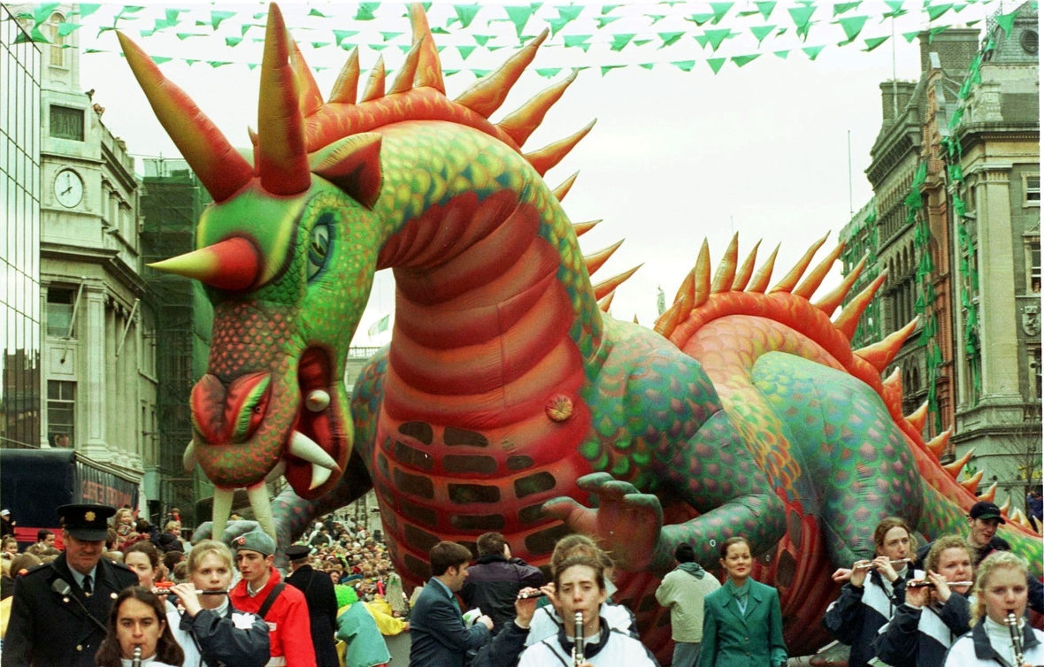 Parade des St. Patrick's Day 1998 in Dublin