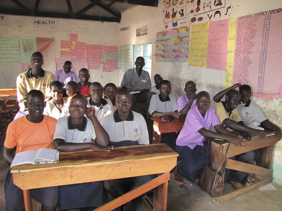 In dieser Schule in Norduganda werden ehemalige Kindersoldaten betreut. Sie können außerdem einen richtigen Beruf erlernen. 