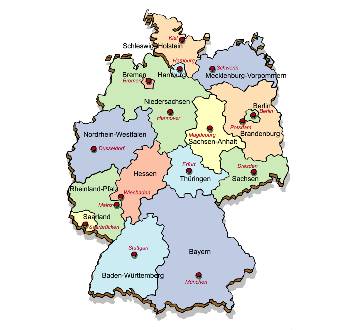 Illustration: Bundesländer