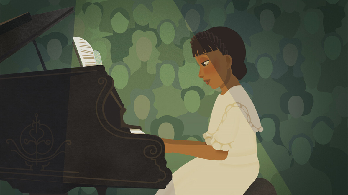 Eunice spielt Klavier - Animation
