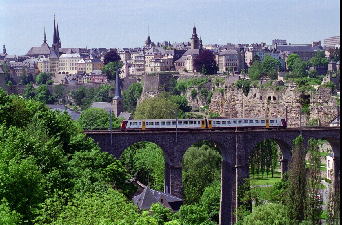 Blick auf die Altstadt von Luxemburg