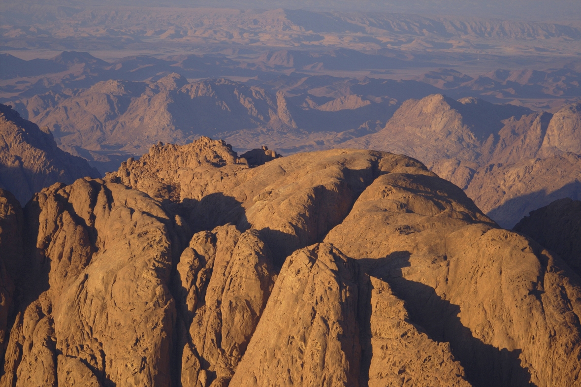 Der Berg Sinai - hier soll Moses die Zehn Gebote von Gott erhalten haben.