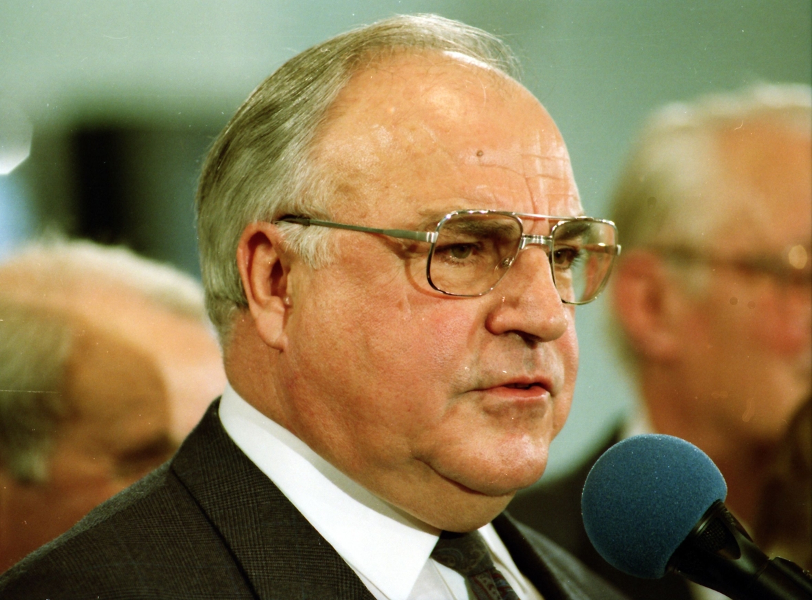 Der damalige Bundeskanzler Helmut Kohl. Er gilt heute als der "Kanzler der Einheit".