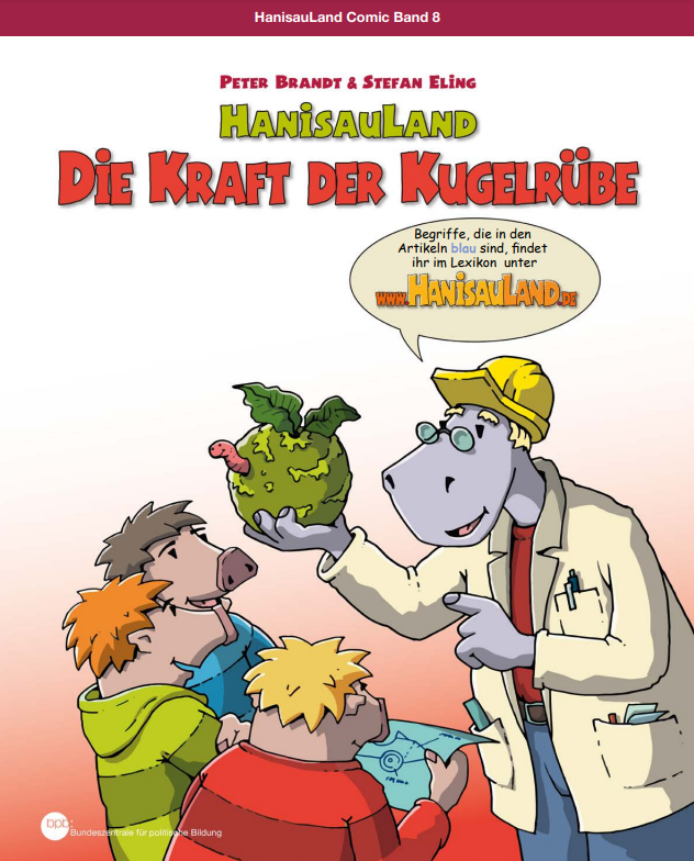 Cover: HanisauLand-Comicband 8 "Die Kraft der Kugelrübe"