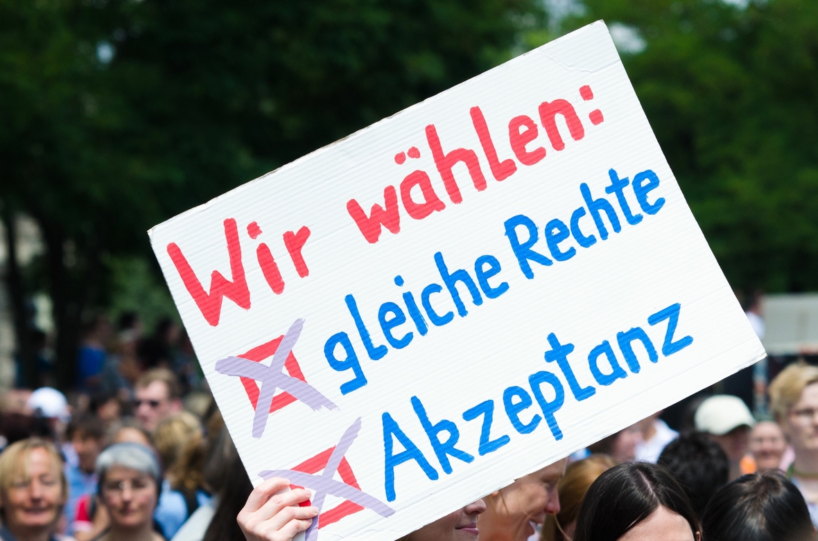 Die Christopher Street Parade in München steht unter dem Motto "Gleiche Rechte und Akzeptanz"