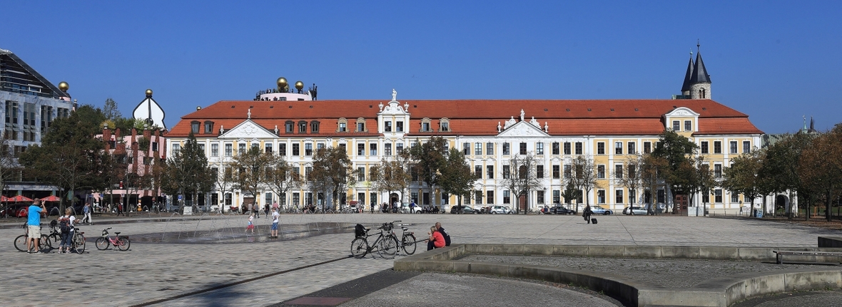 Gebäude des Landtages von Sachsen-Anhalt in Magdeburg