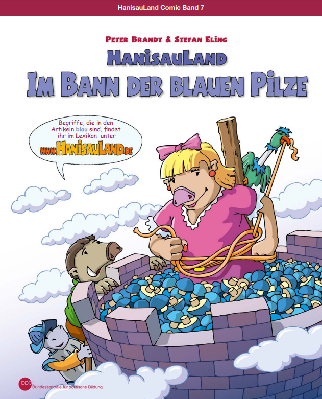 Cover: HanisauLand-Comicband 7 "Im Bann der blauen Pilze"