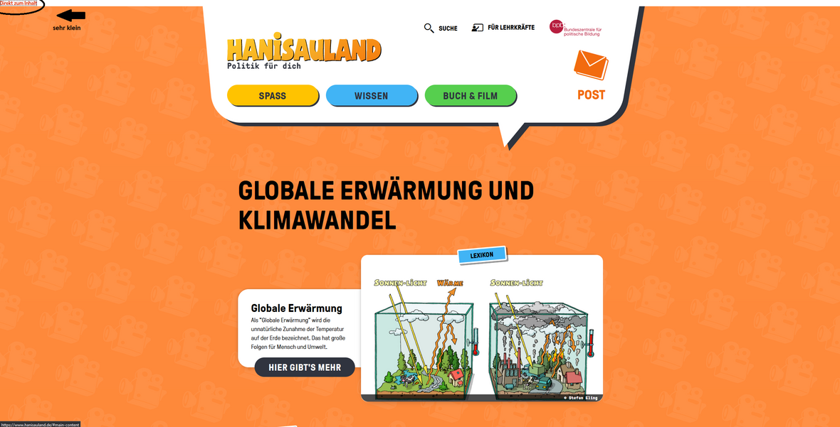 Es kann sehr schwer zu lesen sein, wenn die Schrift - wie oben links im Bild - sehr klein ist.