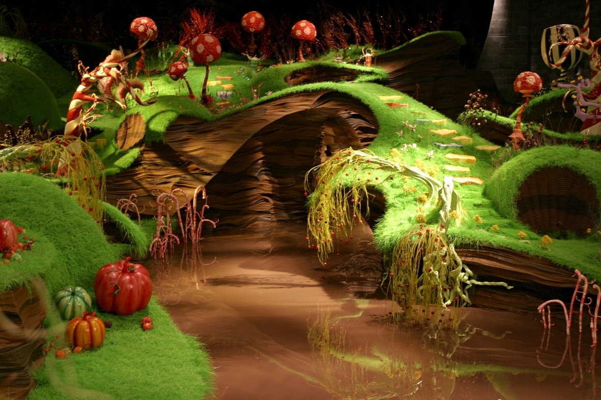 Szenenbild: Ein Fluss aus Schokolade und noch viel mehr an Naschereien