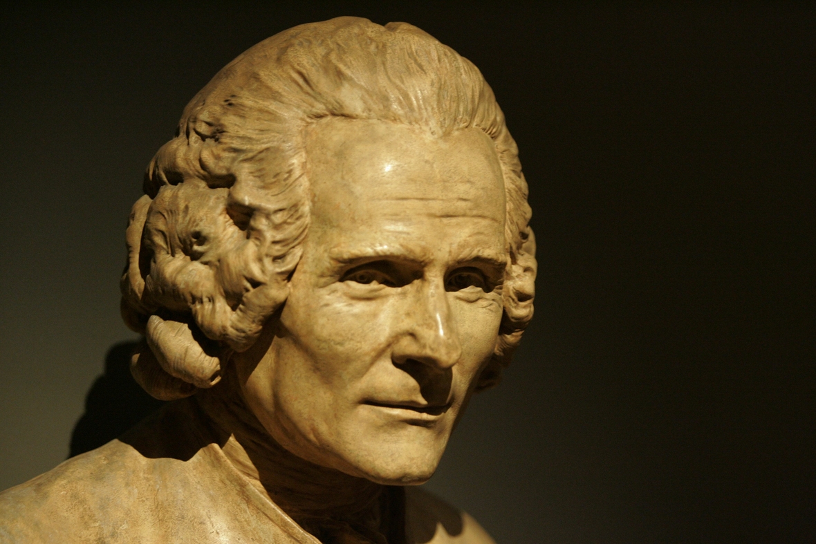 Büste von Jean-Jacques Rousseau