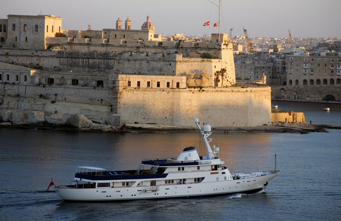Hafen von Valletta auf Malta.