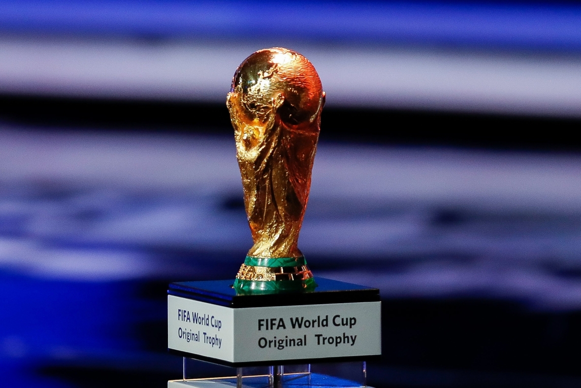 Der FIFA-WM-Pokal im Original
