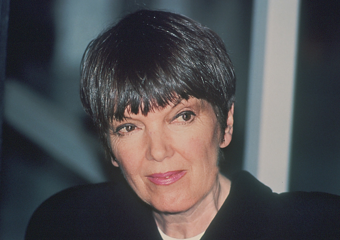 Porträt der britischen Designerin Mary Quant von 1987