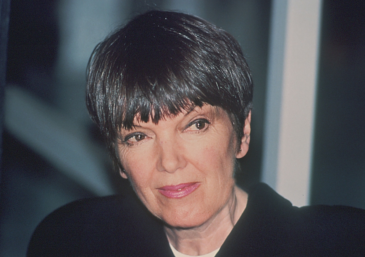 Porträt der britischen Designerin Mary Quant von 1987