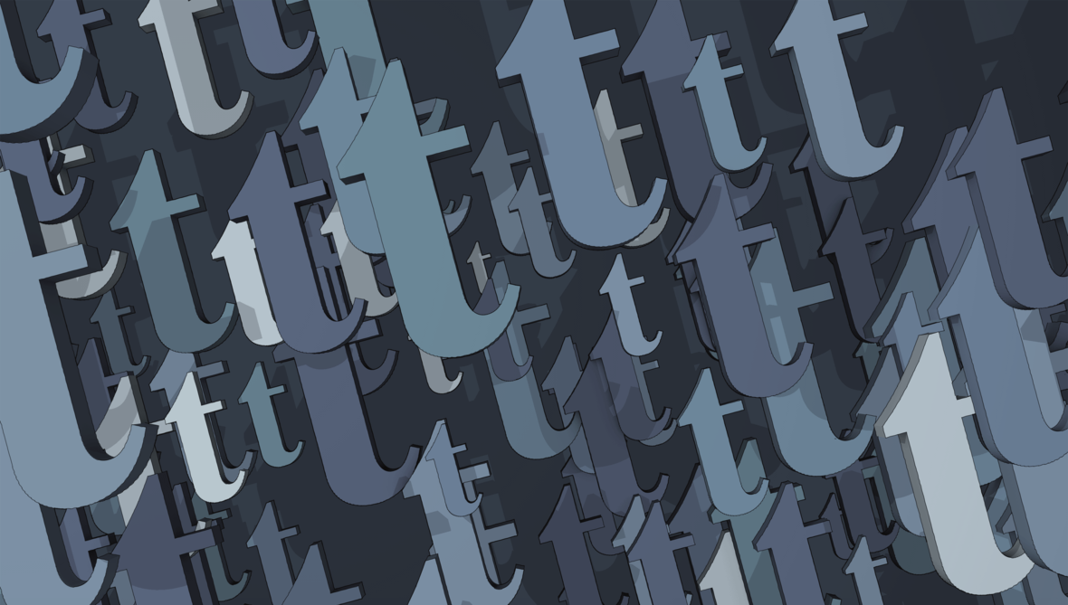mehrfache Wiederholung des Buchstaben t