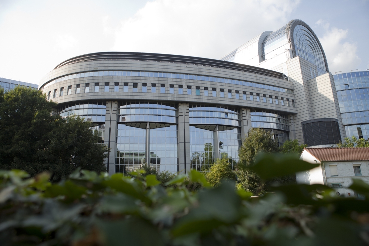 Gebäude des Europäischen Parlaments in Brüssel