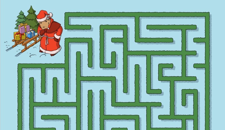 Bildausschnitt Hanisauland-Labyrinth