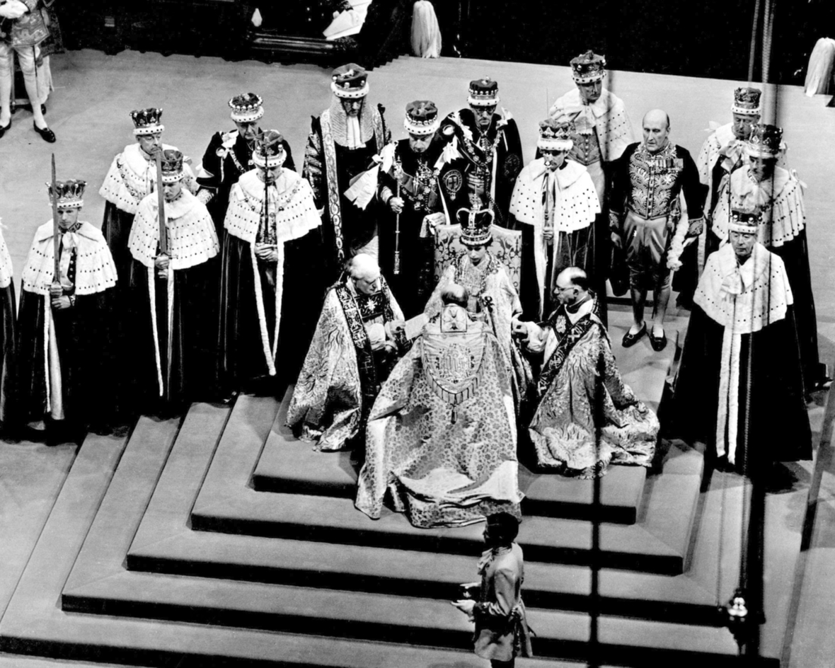Krönung von Queen Elizabeth II. am 2. Juni 1953