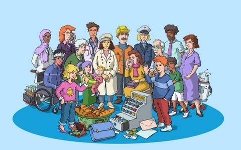 Sozialstaat Illu Impuls